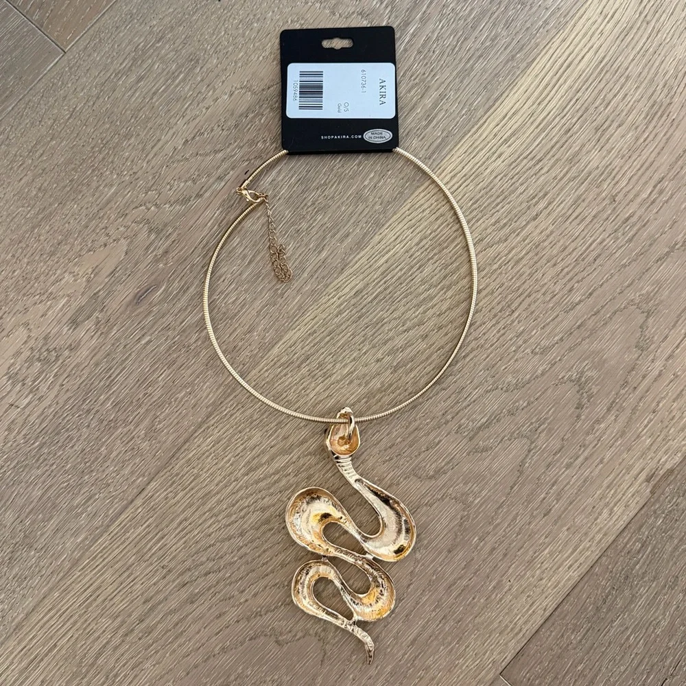 Akira WATCH OUT FOR THEM Snake Serpent Necklace